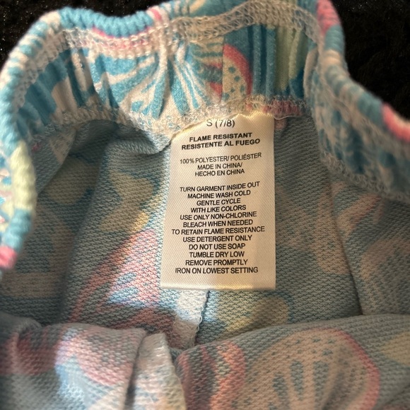 Size 7/8 Girls Butterfly Shorts with Pink Bow A3 - Picture 3 of 3